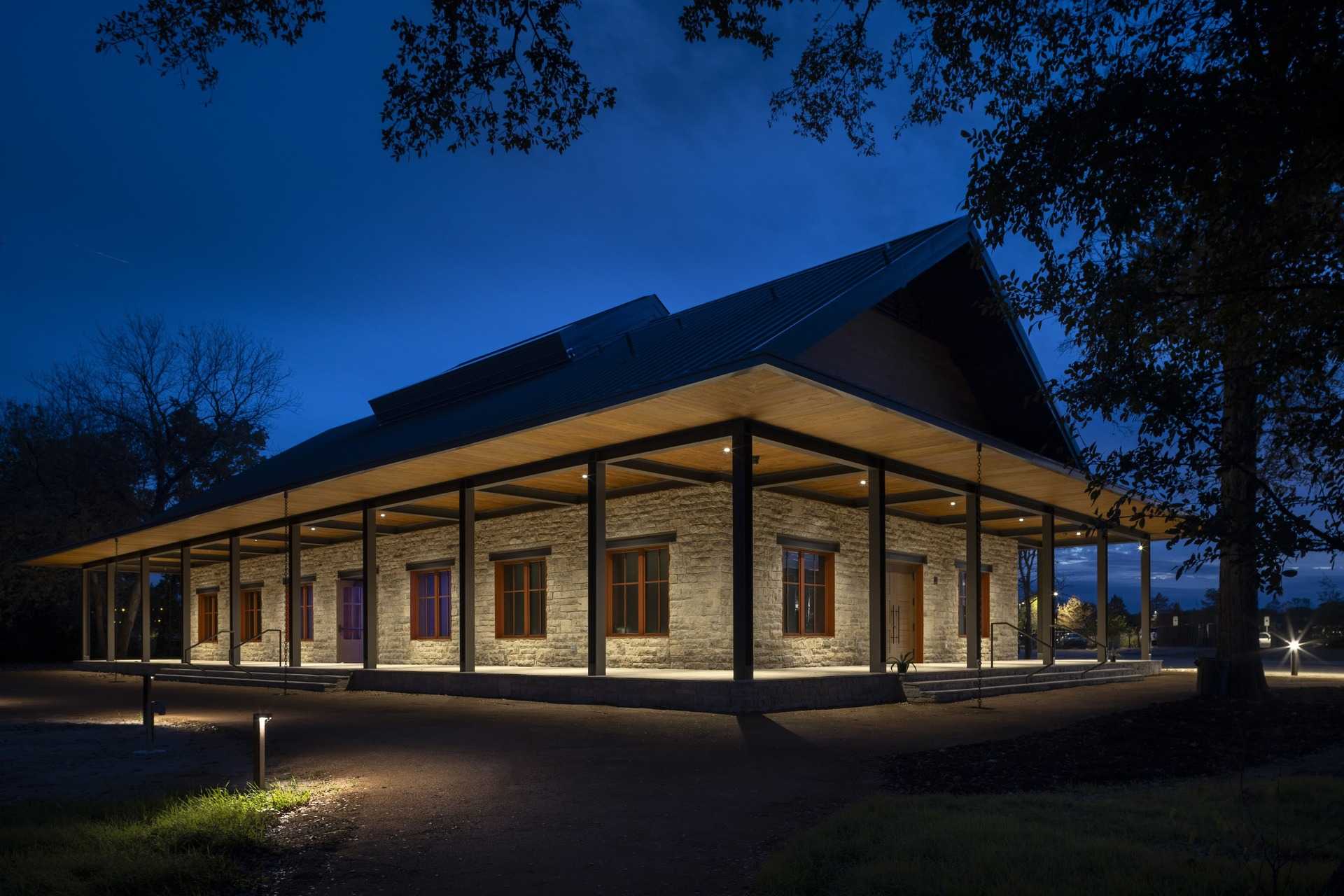 Keith House at Night